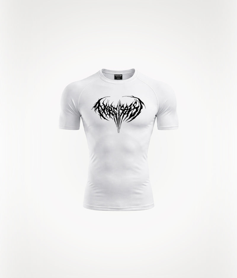 "Dark" Compression Tee (blanco)