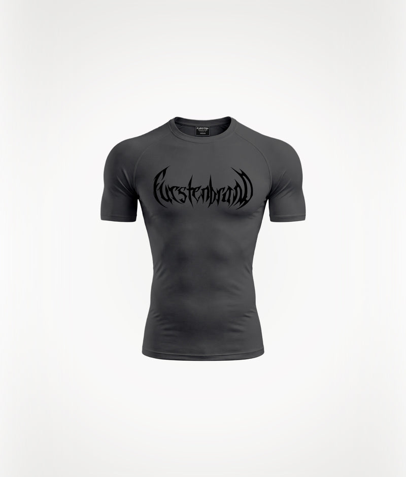"Gothic" Compression Tee (gris)