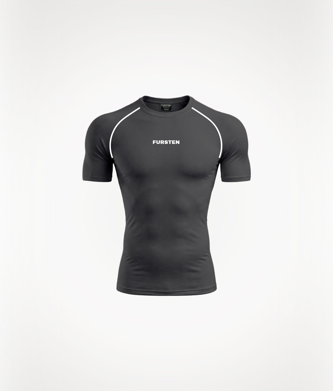 "Whiteline" Compression Tee (gris)