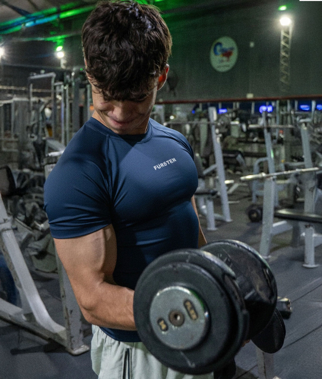 "Basic" Compression Tee (azul marino)