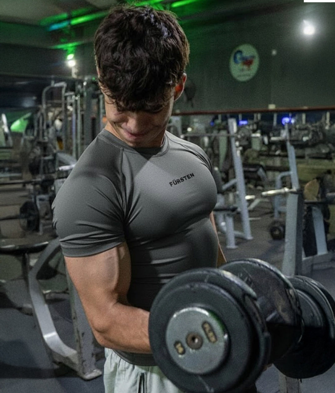 "Basic" Compression Tee (gris)