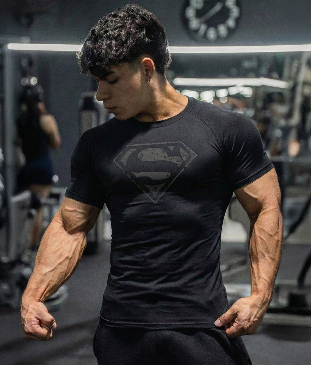 "Superman" Compression Tee