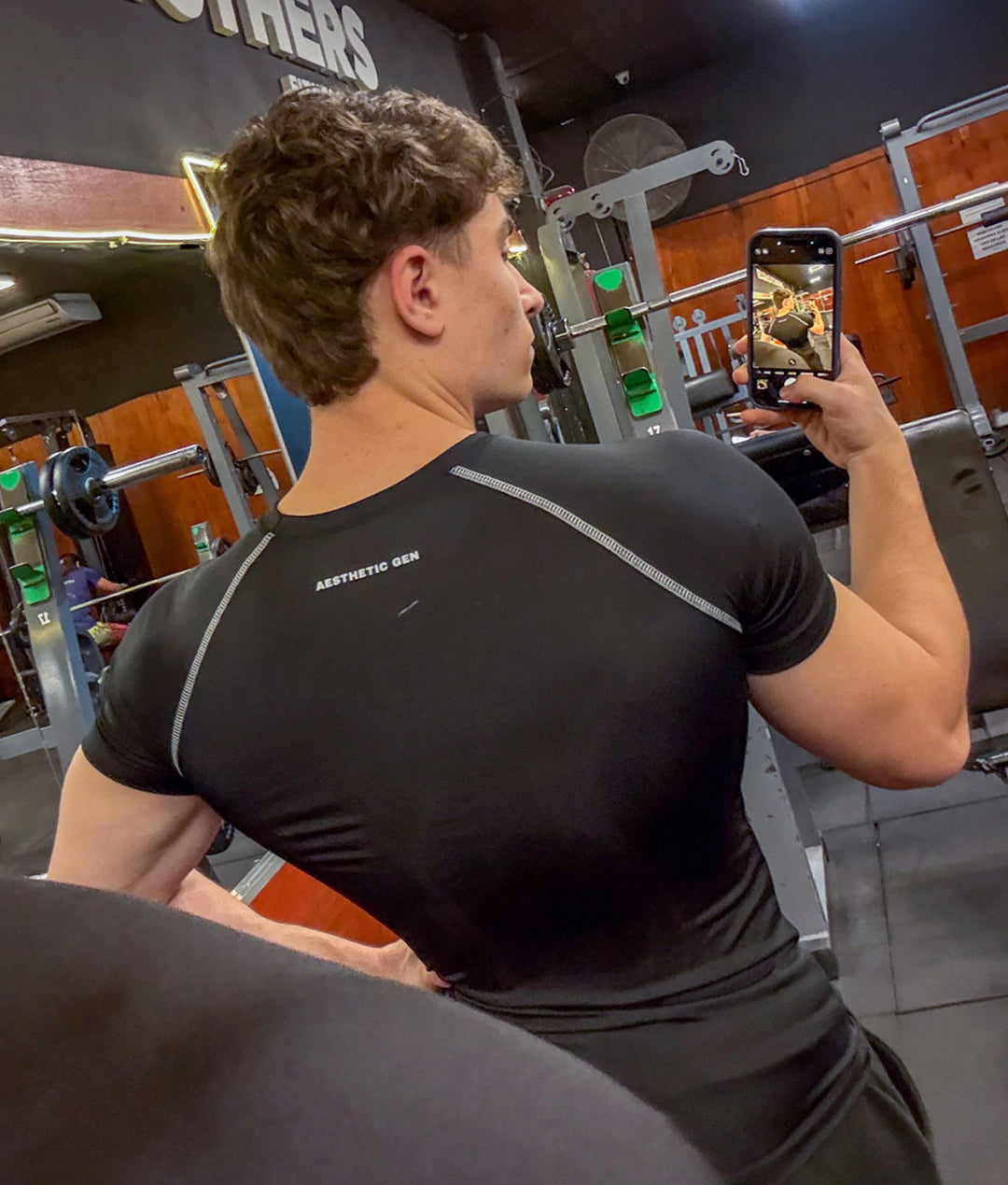 "Whiteline" Compression Tee