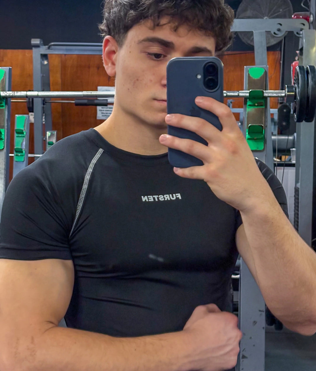 "Whiteline" Compression Tee